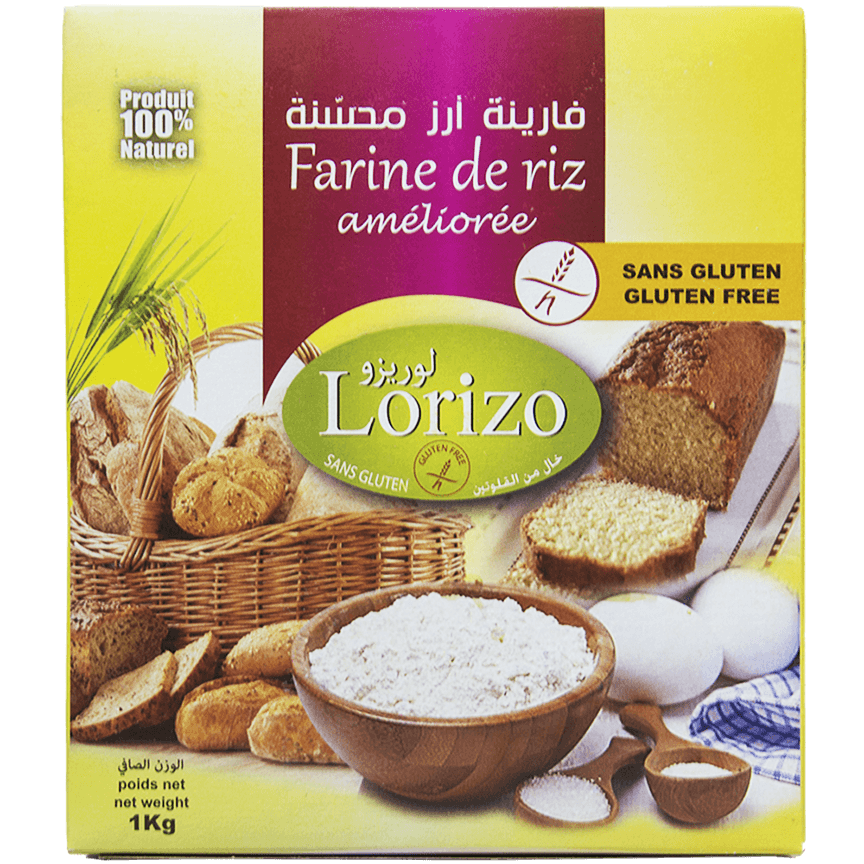 Farine de Riz Améliorée Sans Gluten - Lorizo