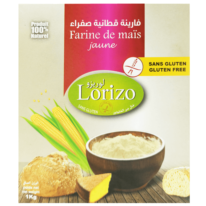 Farine de Maïs Jaune Sans Gluten - Lorizo